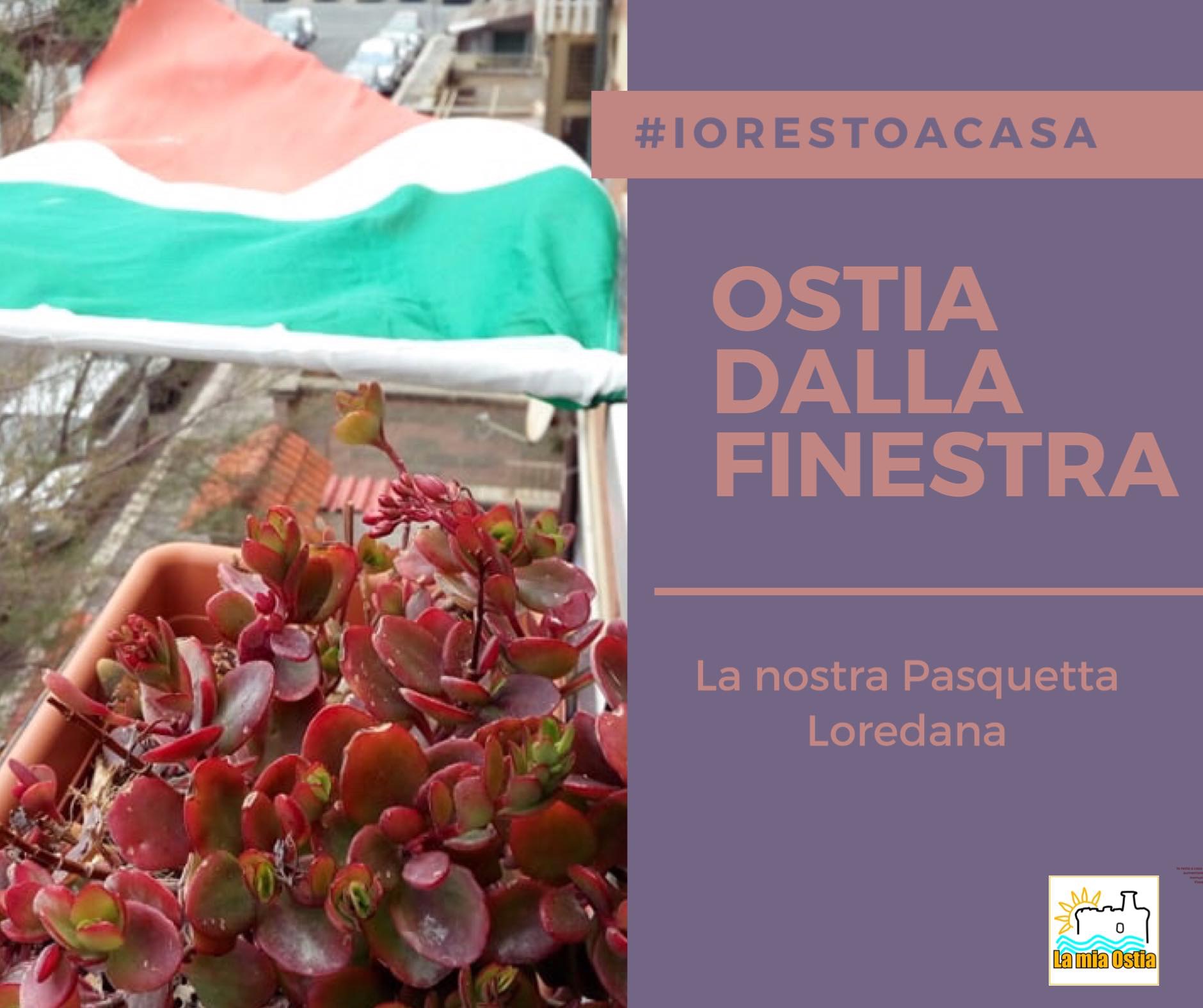 Ostia dalla finestra: mese di aprile